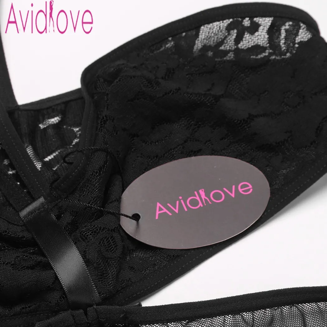Бренд Avidlove 2017 ночное белье для женщин сексуальное открытая спереди Babydoll нижнее