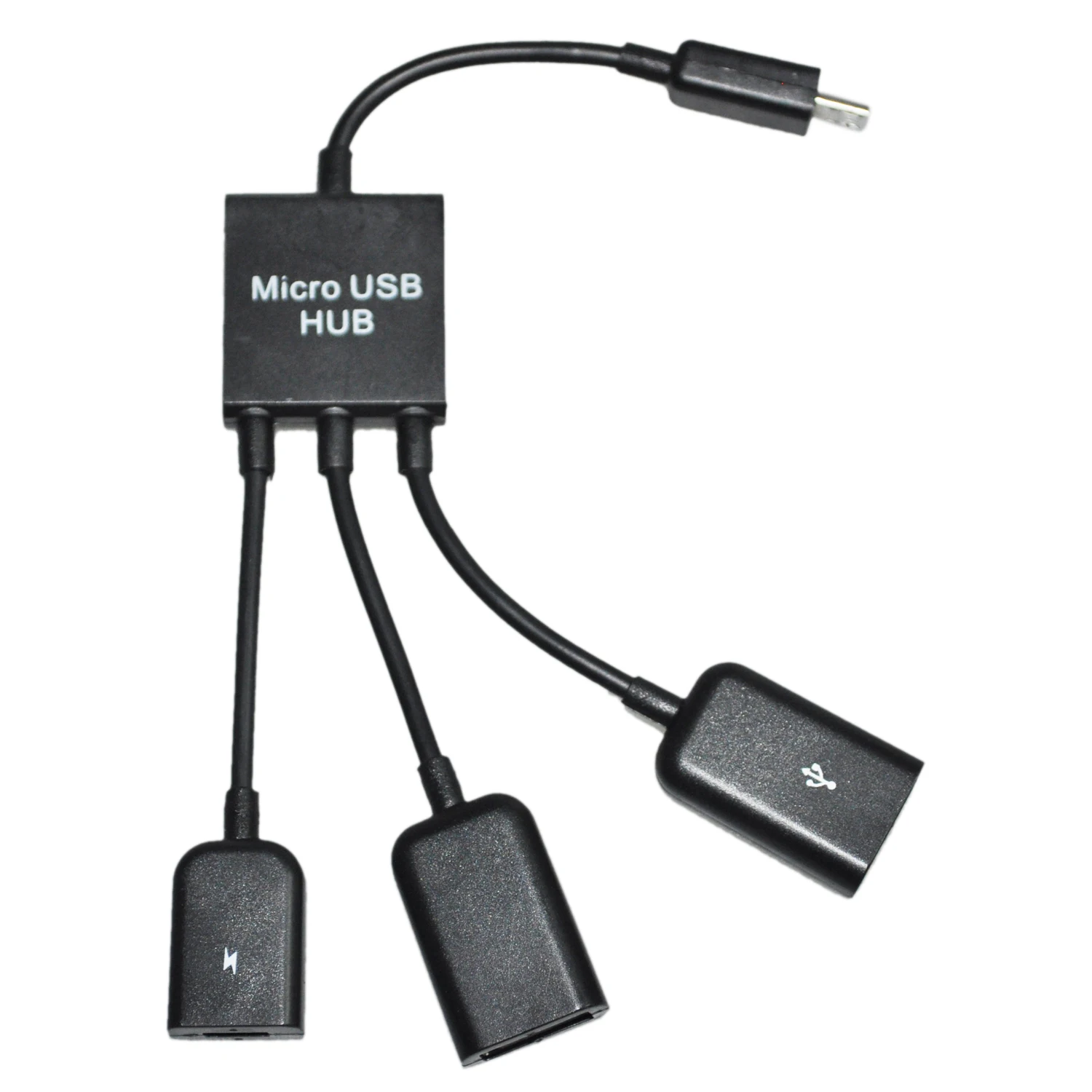 USB 2 0 концентратор сплиттер 3 порта способ микро черный 19 см Новый|usb 2.0 hub|hub splitterusb |