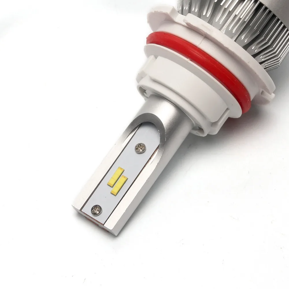 Triclicks 9007/HB5 12 V Высокая Низкая фара лампы 72 W 80 100 120 160 9007 Flip чип фары для Audi Jeep Dodge