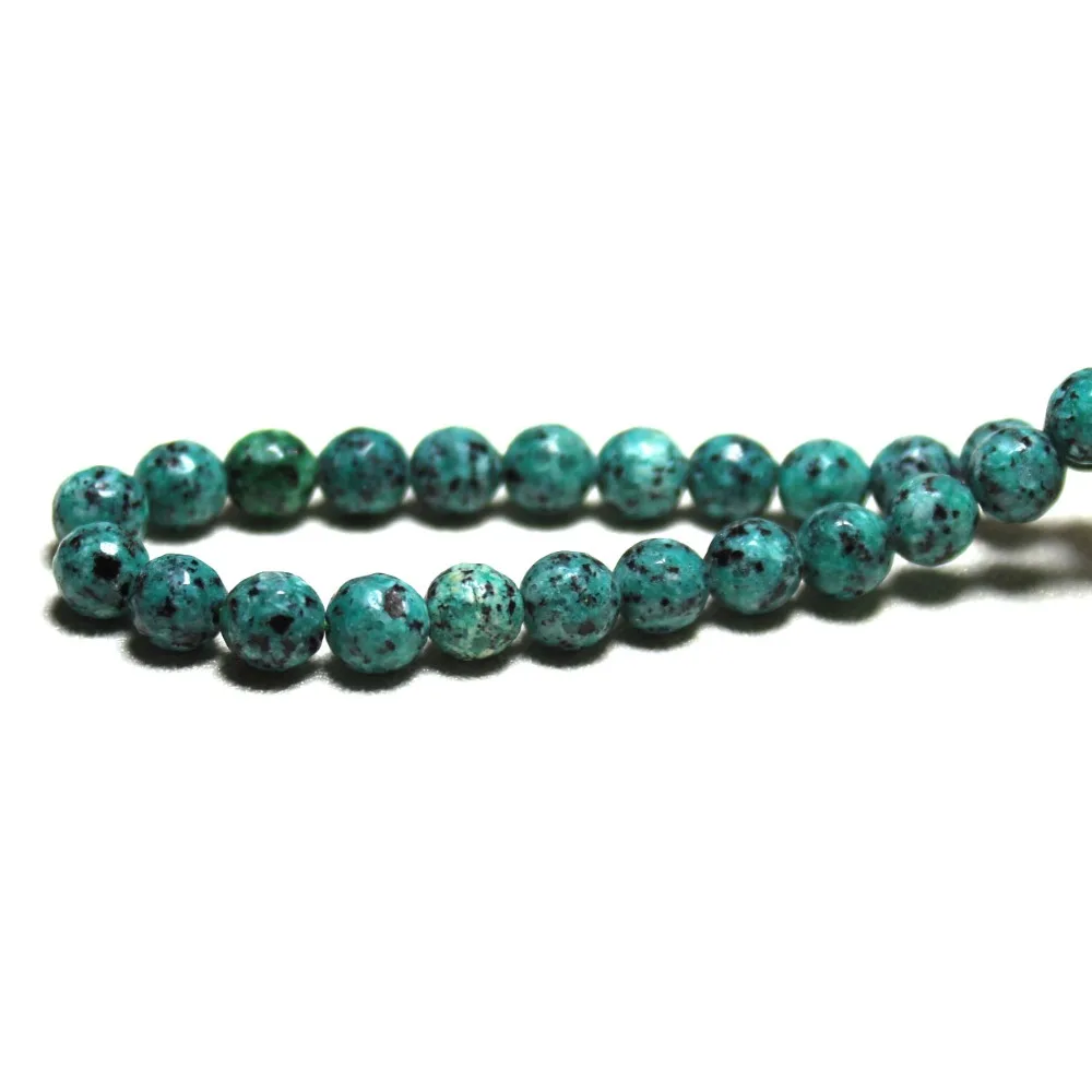 Оптовая продажа женской Девушки Эпидот Ограненные Природные Белая Точка Камень