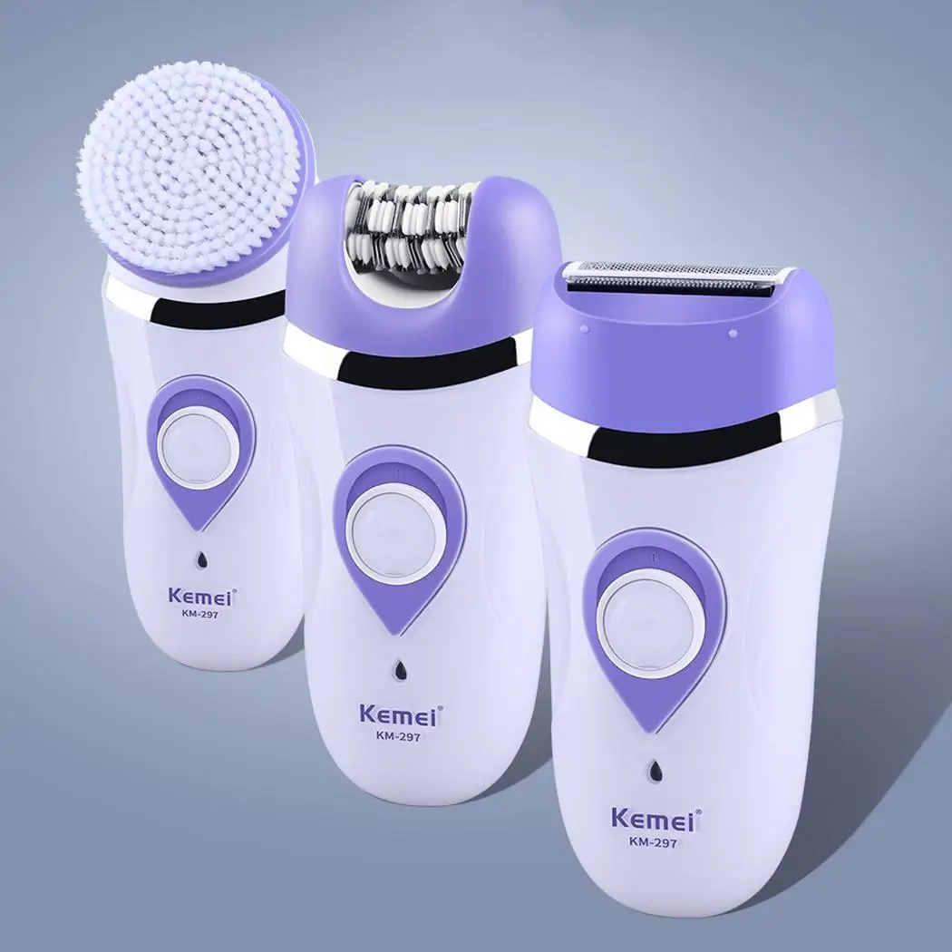 Женская многофункциональная электрическая щетка для удаления волос инструмент