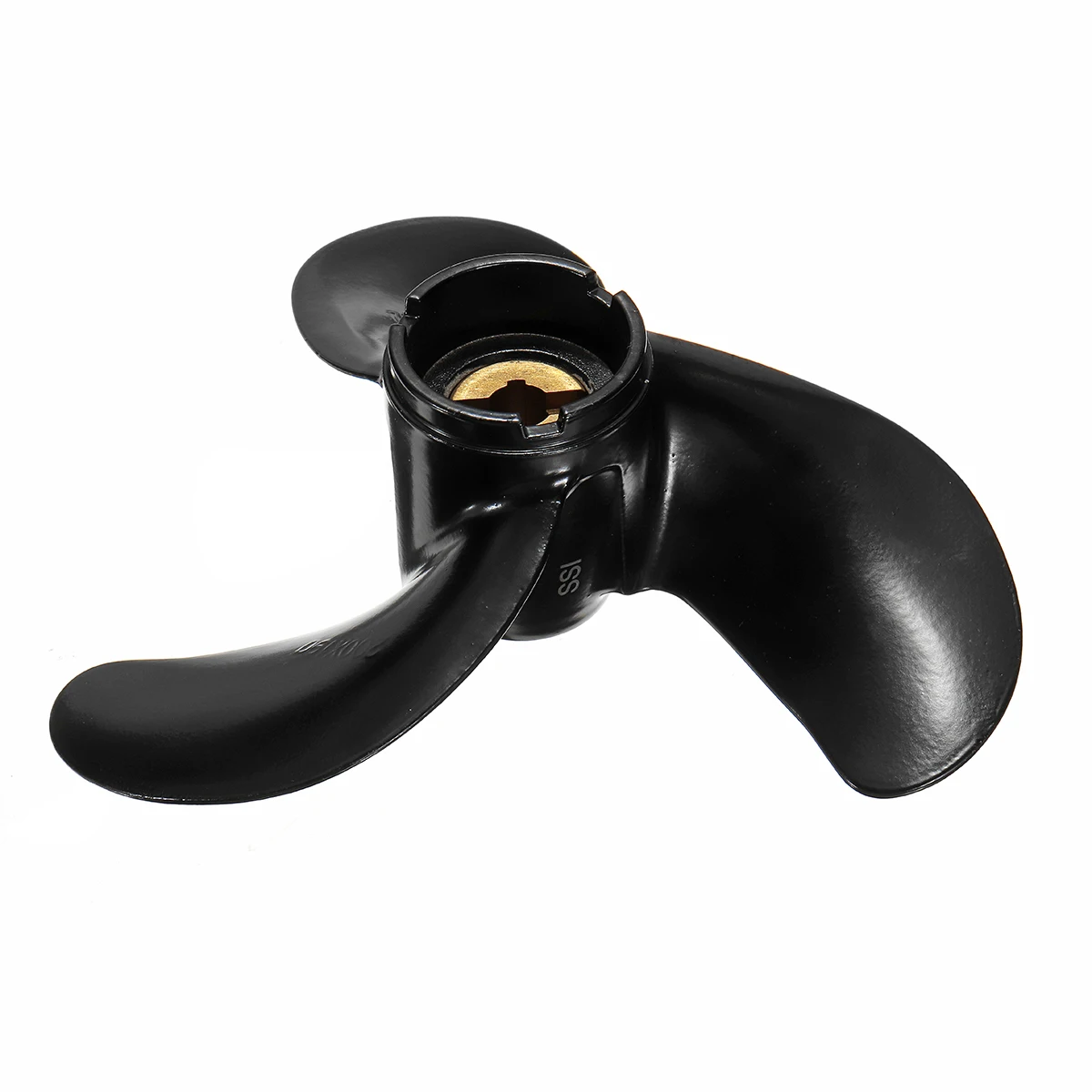 6011-079-07P Aluminum Alloy 7-7/8 x 7-1/2 Propeller For Honda Boat Outboard Engine 5HP R Rotation Marine Parts Black 3 Blades