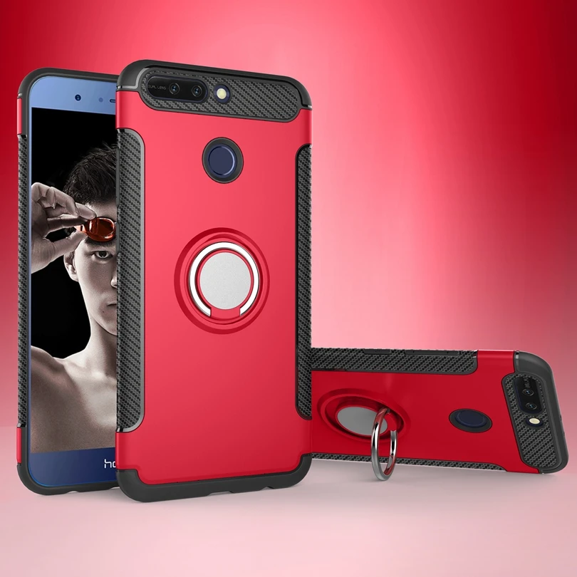 For Huawei Honor V9 / Honor8 Pro 5.7&quot Case Vehicle Armor Cover With Ring Stand Skin Shockproof Shell |