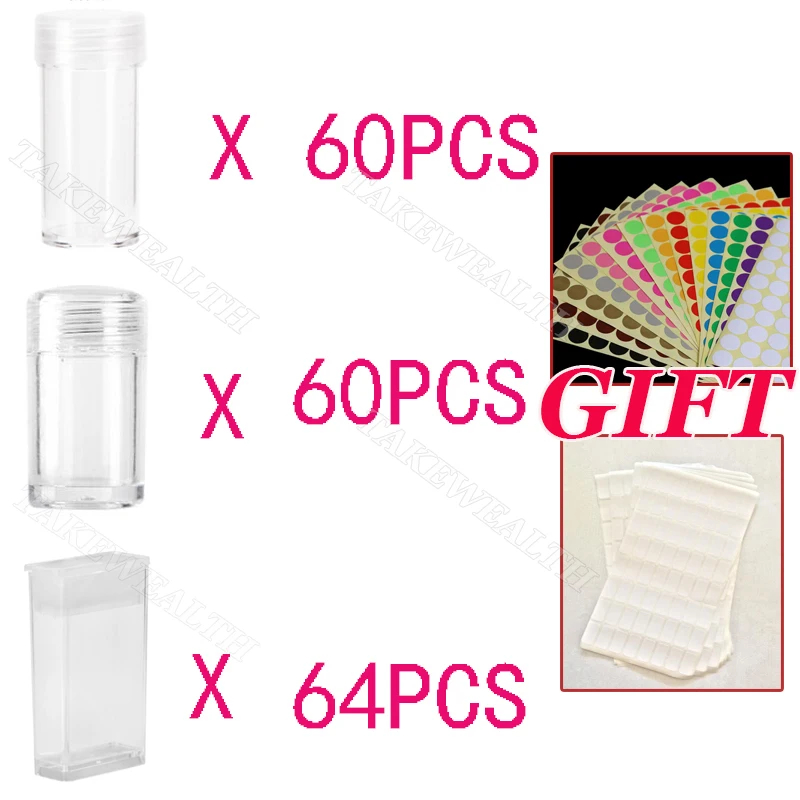 Новинка коробка для инструментов с алмазной росписью пустые бутылки емкость 7