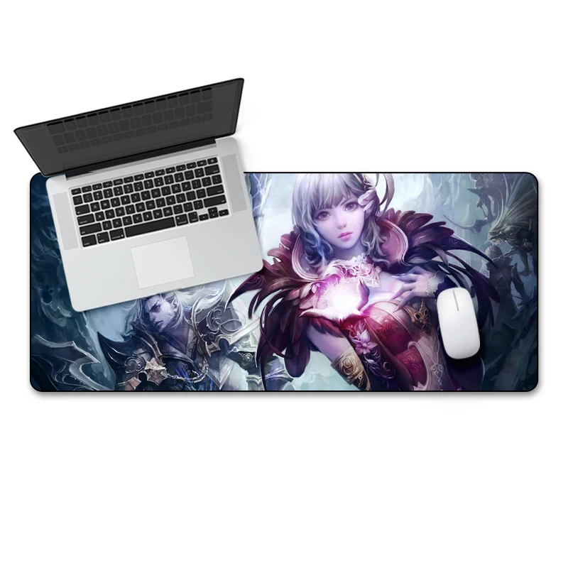 Коврик для мыши QQQRGB 70x30 см Настольный коврик защитный клавиатуры игровой