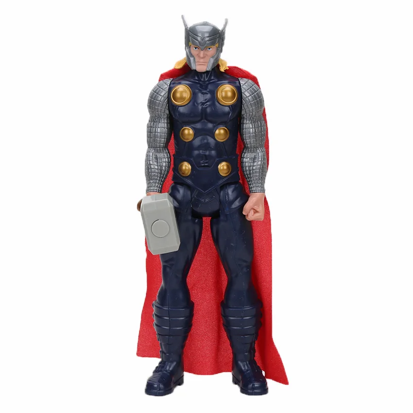 Экшен-фигурки Hasbro, игрушки Marvel, фигурки супергероев из фильма «Мстители: Финал» — Тор, Капитан Америка, Танос, Росомаха, Человек-паук, Железный человек, размер 30 см - Цвет: thor opp
