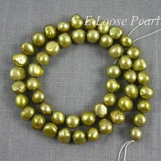 

Unique Pearls jewellery Store Loose Beads Dark Goldenrod Baroque Freshwater Pearl DIY Jewelry One Full Strand YLC1-86