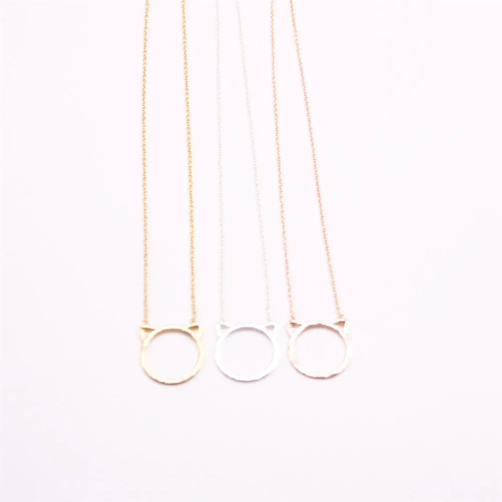 

Ожерелье с кулоном в виде головы кошки, ожерелье с кулоном в виде кошки для женщин