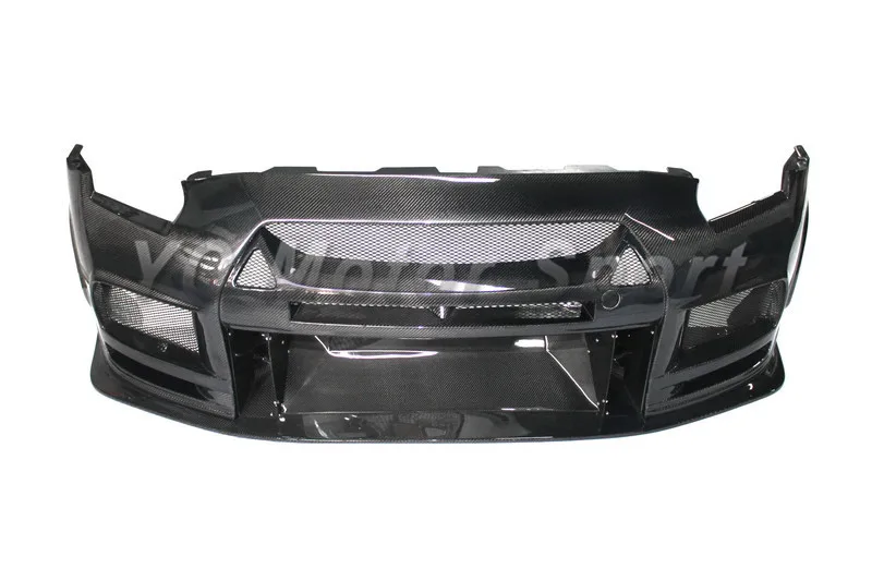 Car Accessories Carbon Fiber TP Style Wide Body Kit Fit For 2008-2013 R35 GTR CBA DBA Front Bumper Fender Side Skirts | Автомобили и