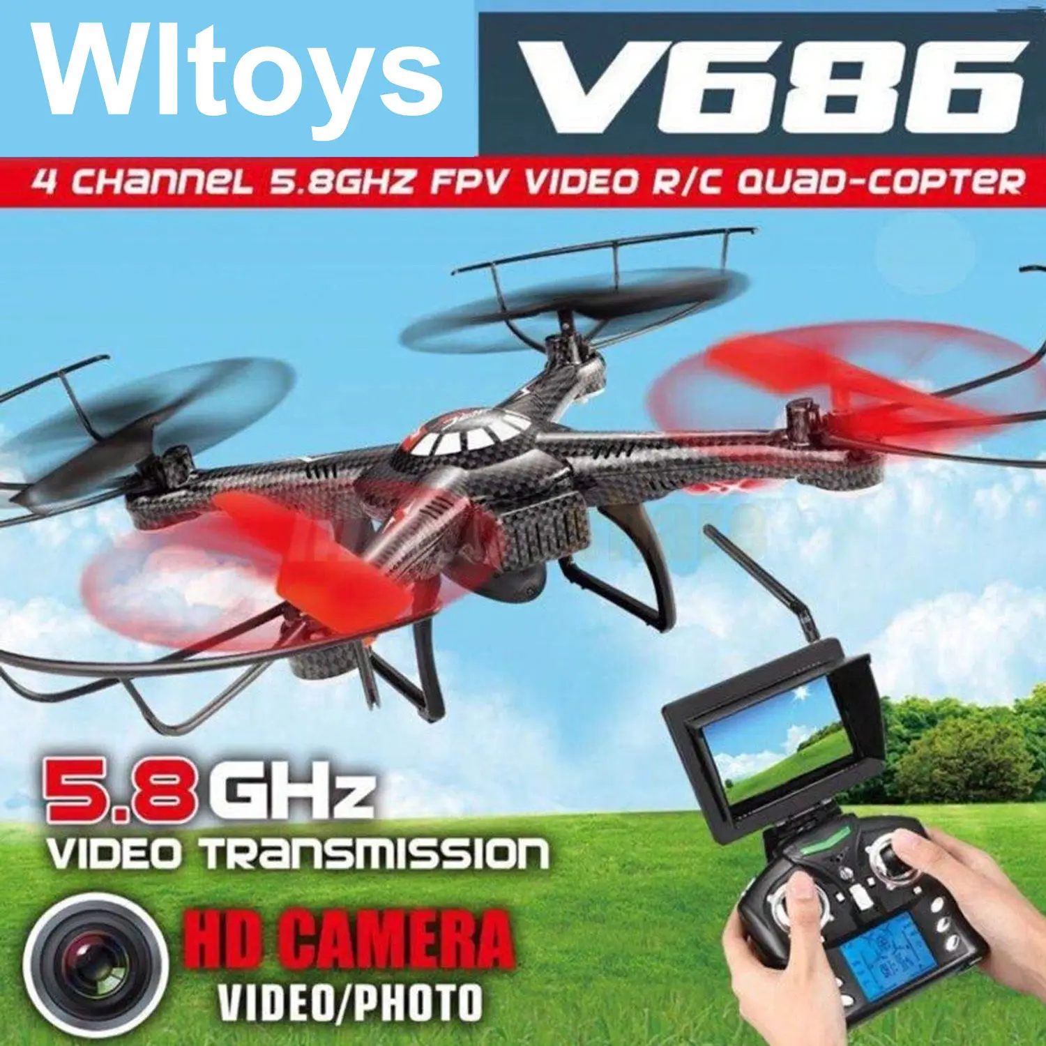 Горячая Распродажа FPV RC Дроны с камерой HD Профессиональный Дрон Квадрокоптеры