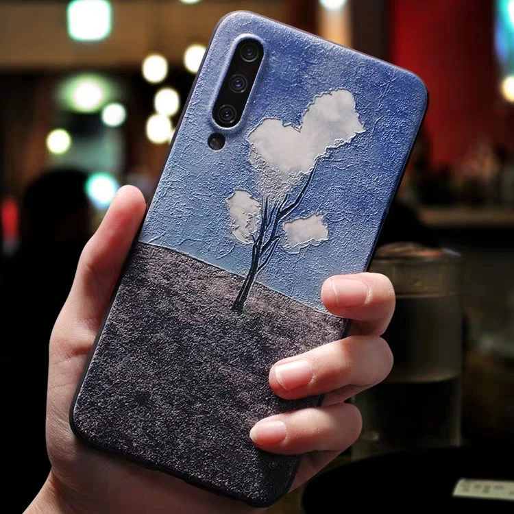 Чехол для Samsung A50 A70 A40 A30 A20 A10 чехол Galaxy a50 милый черный синий телефона с 3d