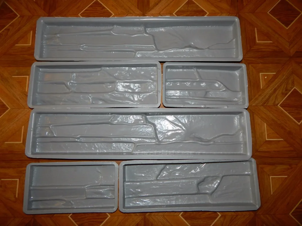 Набор из 6 пластиковых форм для детской украшения сада|garden decoration|mold for gardenstone plastic