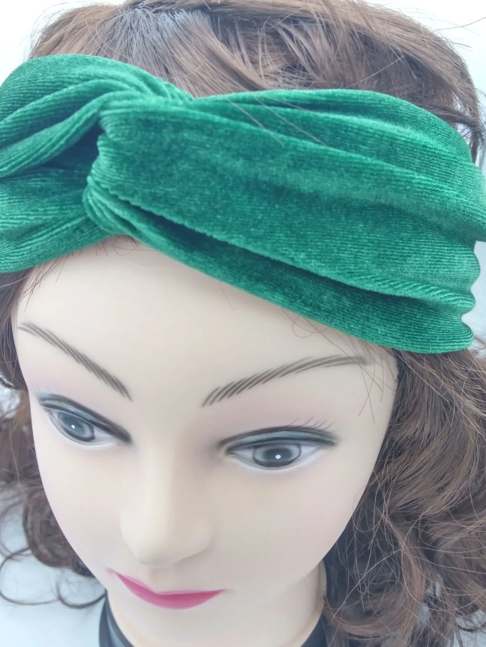 Новинка 2017 лидер продаж женский бордовый тюрбан повязка на голову бархатная с