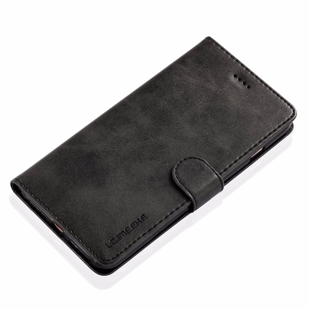 For iPhone 8 Case Luxury Leather &amp Wallet Cover Plus Magnetic TPU Phone Coque Flip iPhone8 Fundas | Мобильные телефоны и