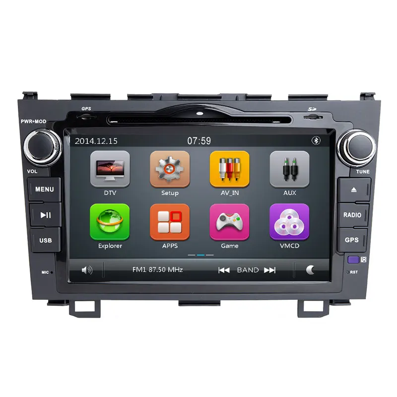 2 Din автомобильный DVD плеер радио для Хонда сrv CR V 2006 2007 2008 2009 2010 2012 gps навигации