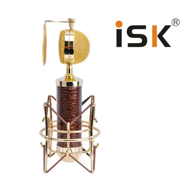 Высококачественный конденсаторный микрофон ISK с большой звуковой головкой