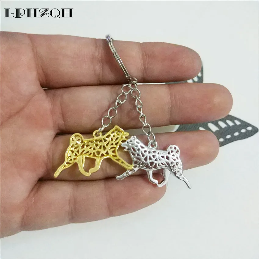 LPHZQH модный брелок для ключей с щенком собакой Шиба ину подвеска женской сумки