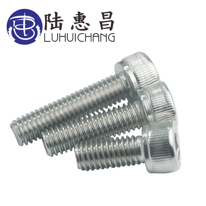 Luhuichang 20 шт. M3 M4 M5 304 винты из нержавеющей стали с шестигранной головкой болт с головкой Крепеж для мебели
