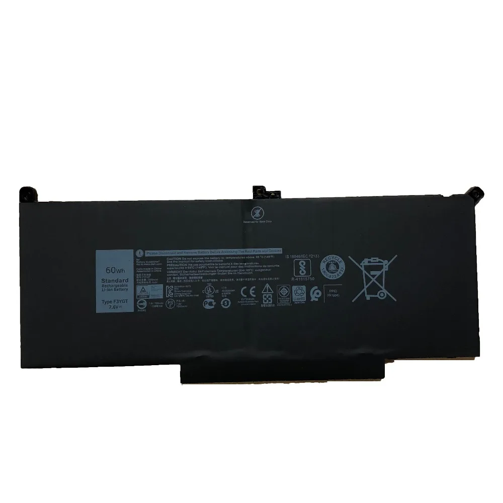 7.6V 60wh F3YGT new Original Laptop Battery For DELL Latitude 12 7000 7280 7480 DM3WC 0DM3WC 2X39G | Компьютеры и офис