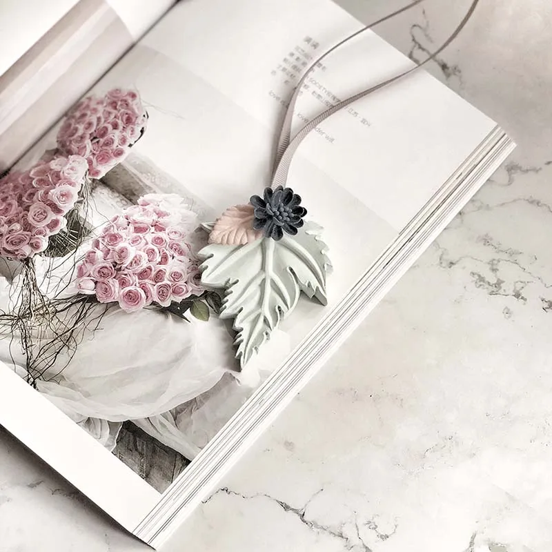 3D Кленовый лист ароматизатор силиконовая форма сделай сам гипсовая для подвесок