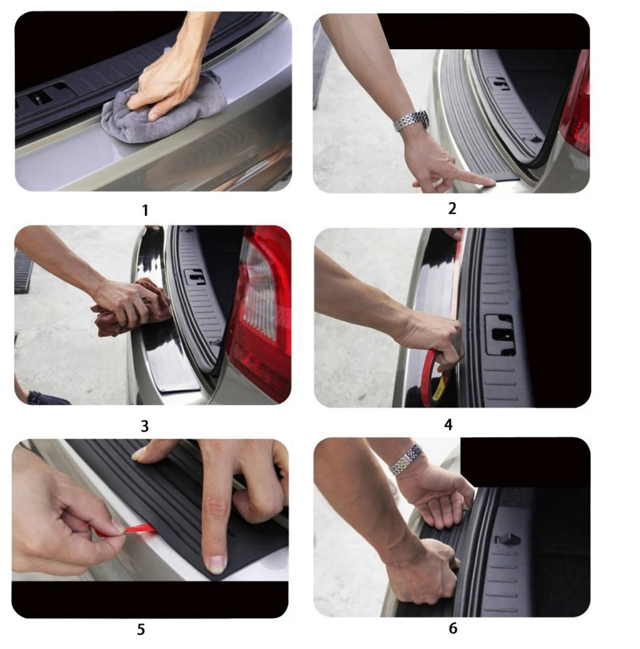 Защита заднего бампера 2019 Горячие автомобильные аксессуары авто-Стайлинг