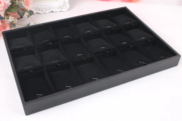 Цепочки и ожерелья Дисплей лоток Чехол кулон вешалка выставка поле Модные