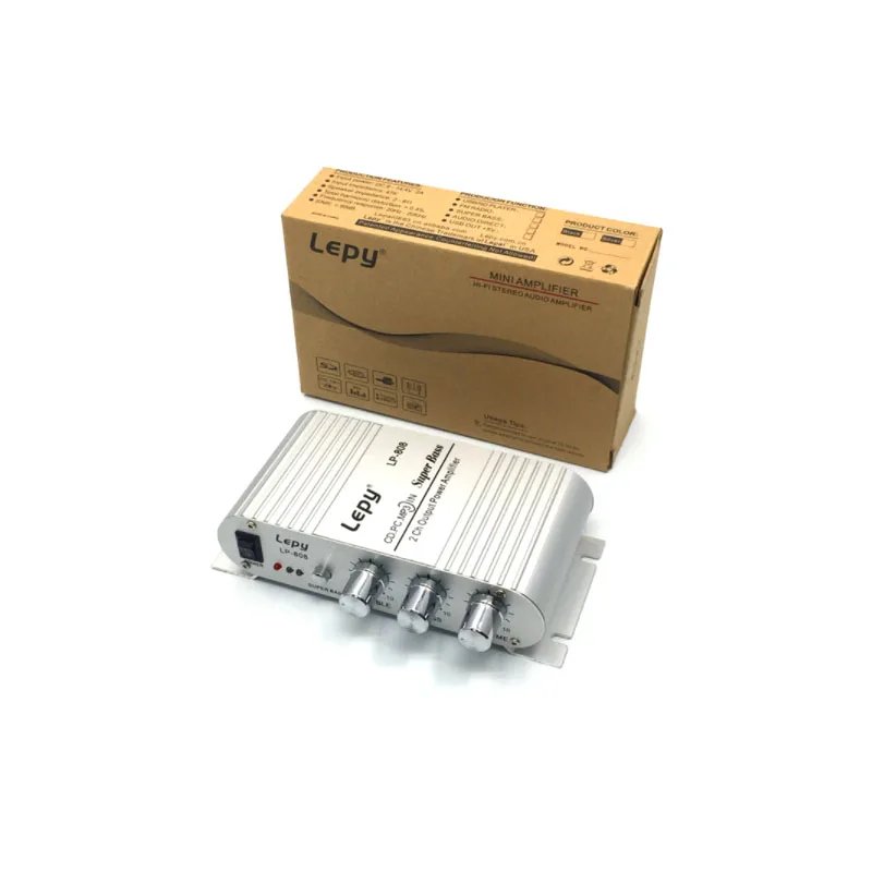 Kaolanhon Lp-808 Lepai 80812 V небольшой усилитель мощности домашний усилитель мини усилитель мощности 20 Вт усилитель