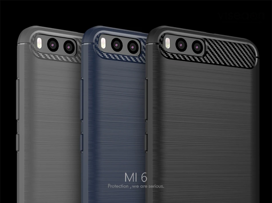 Xiaomi mi6 Чехол ipaky бренд xiomi mi 6 Силиконовая задняя крышка xiaomi pro тонкий матовый ТПУ