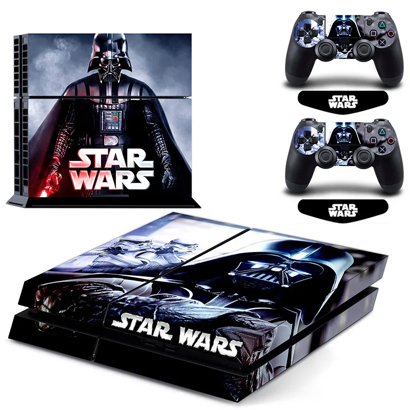 Виниловая наклейка ARRKEO Star Wars Дарт Вейдер PS4 Защитная Наклейка для Sony Play Station 4