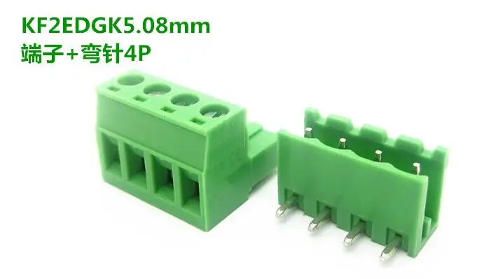 

Бесплатная доставка 10 комплектов ht5.08 4-контактный терминальный Тип 300 в 10 А 5,08 мм Шаг коннектор pcb винтовой клеммный блок коннектор