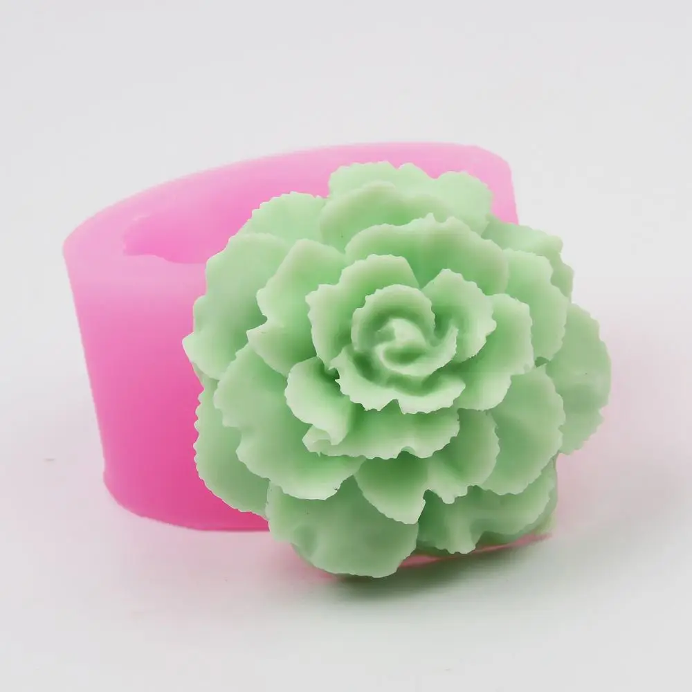 

3D flower shape cake decorative mould 3D soap making flower shape silicone mold