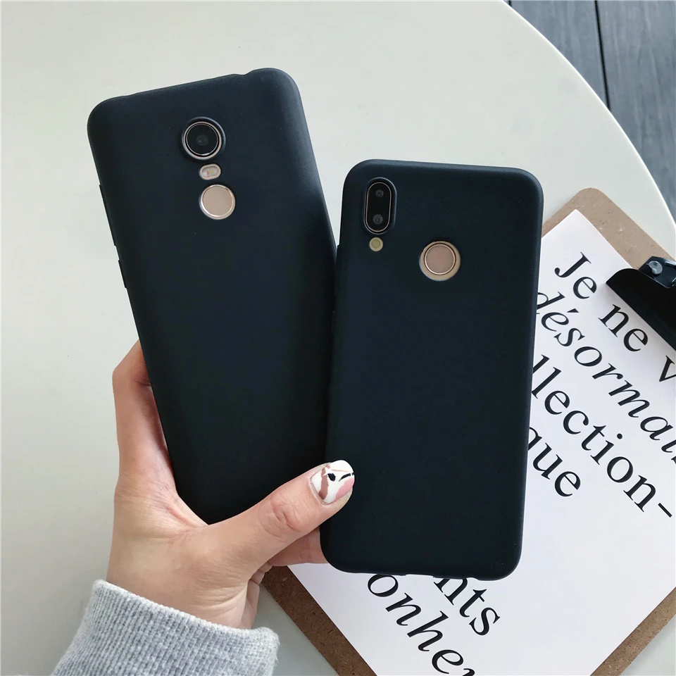 Тонкий матовый черный чехол для Meizu M9 M8 Note M6 M5 M3 M6T M5S M6S M3S Pro 6 7 Plus U10 U20 M15 M16 X8 Чехлы