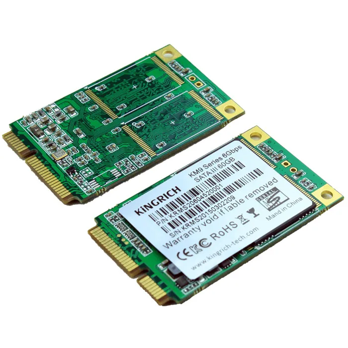 KINGRICH SSD Msata 64 ГБ Мини SATA 32 120 Внутренний Жесткий Диск Solid State Drive 3 лет гарантии для