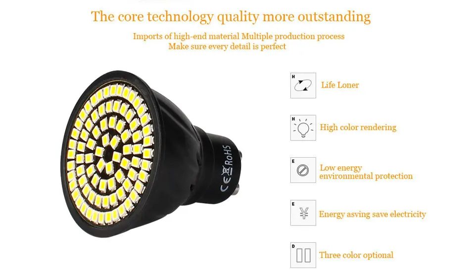 Светодиодный прожектор MR16 5 Вт 7 GU10 110 В 220 60 80 дюймов|led spotlight|led gu10 spotlightled spotlight 5w |