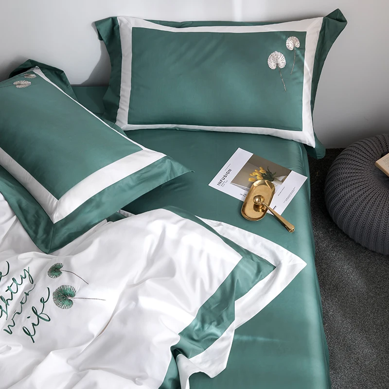 Комплект постельного белья из длинного степлера 4 шт. | Дом и сад