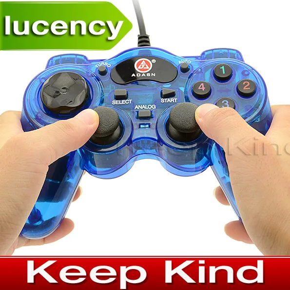 Freeshipping Двойной Контроллер Шок USB PC Gamepad Джойстик Для Win 7/Win 8/Win 10 ALP019 | Электроника