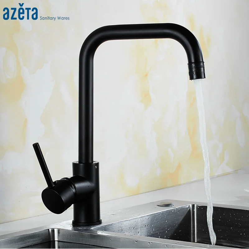 Кухонный кран Azeta AT9508AB вращающийся на 360 градусов двухсторонний для раковины |