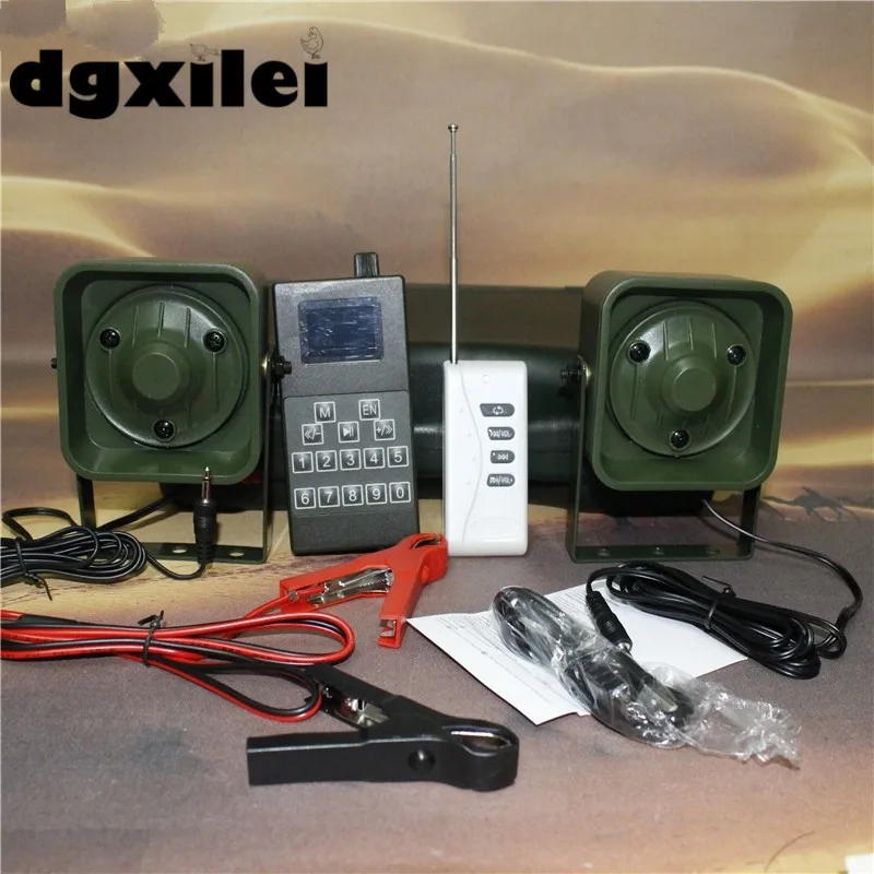 

Xilei Outdoor Dc 12V Remote Control 50W 150Db Quail Hunting Bird Sound Mp3 Downloads With Timer