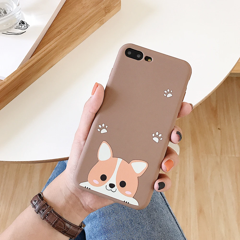 Чехол для собак Welsh Corgi мягкий чехол щенков игрушечный OPPO R9S R11S R15 R17 A57 A39 A59 A79 A83 A5s A7
