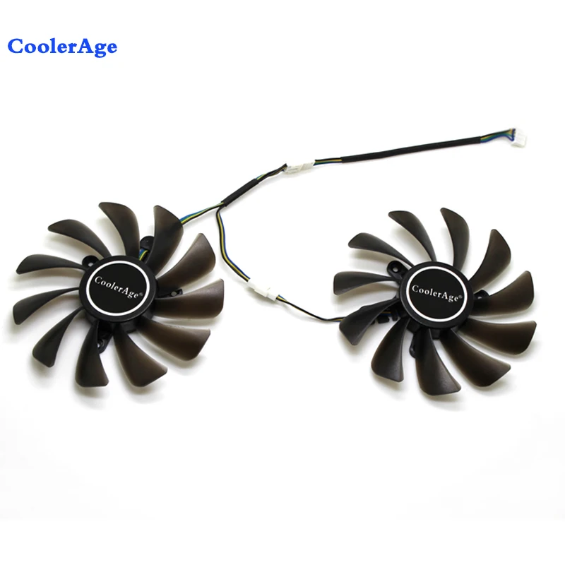 Новый 95 мм 4Pin охлаждающий вентилятор Замена для ZOTAC Geforce GTX 1080 Ti 1080Ti AMP Edition VGA