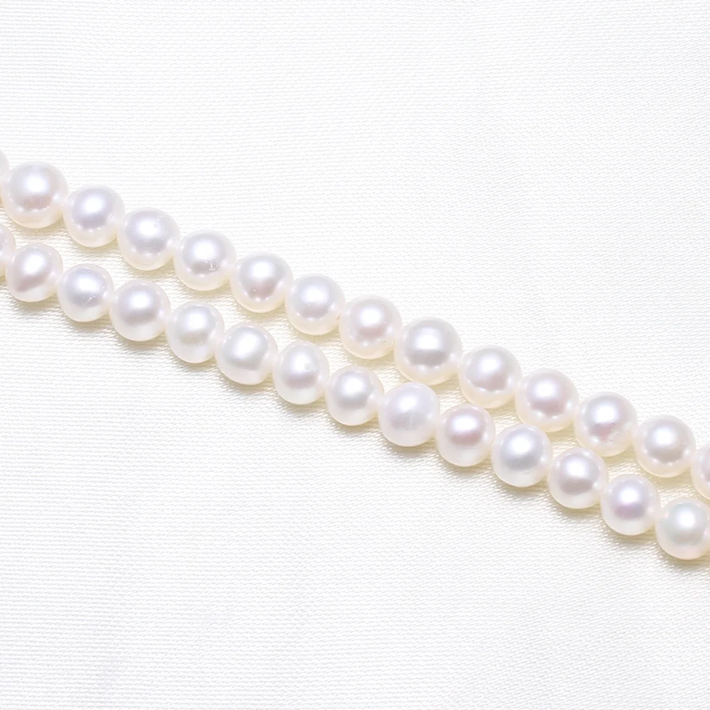 

Potato Cultured Freshwater Pearl Beads,wedding jewellery, natural, white, 5-6mm Sold Per Approx 15.5 Inch Strand