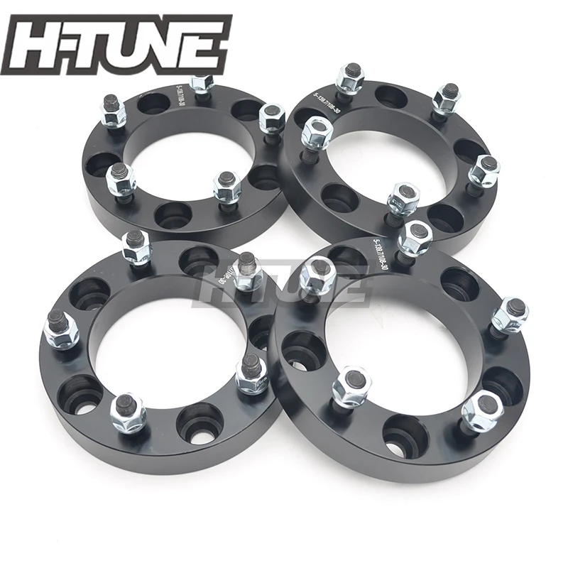 

H-TUNE 4 шт. 30 мм 5x139,7 колесные прокладки адаптеры 108CB кованый алюминий подходит для Dodge Ram 1500 Dakota Durango