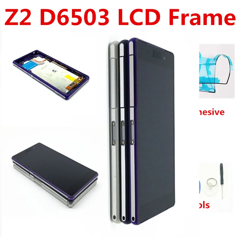 5,2 '' D6502 D6503 D6543 lcd для SONY Xperia Z2 дисплей кодирующий преобразователь сенсорного экрана в сборе для SONY Xperia Z2 lcd