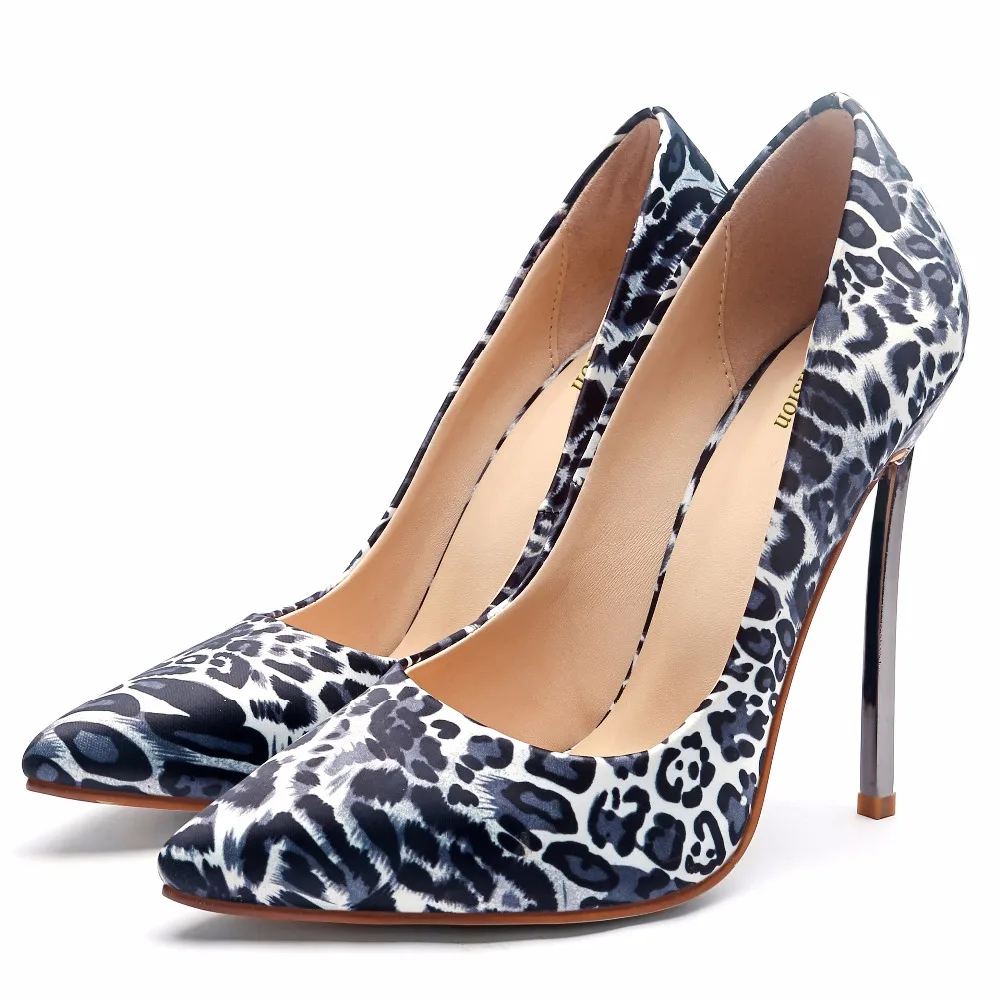 

Olomm New Fashion Women Pumps Stiletto Metal High Heels 12cm Pumps Pointed Toe Sexy Ladies Party Prom Shoes Women US Size 4-13