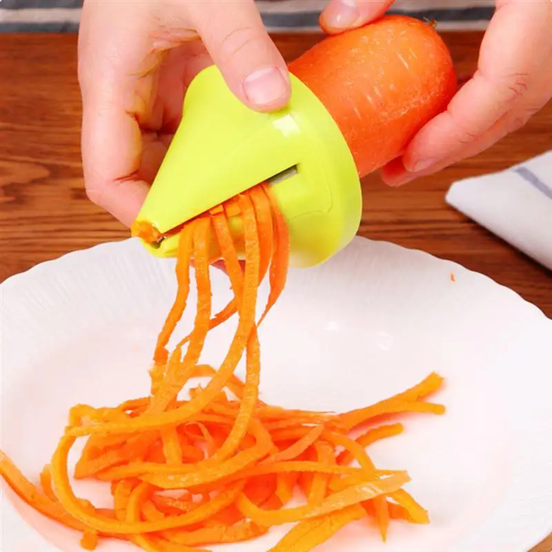 NEW Vegetable Fruit Spiral Shred Process Device Cutter Slicer Peeler Kitchen Tool Spiralizer Graters Gadget | Дом и сад