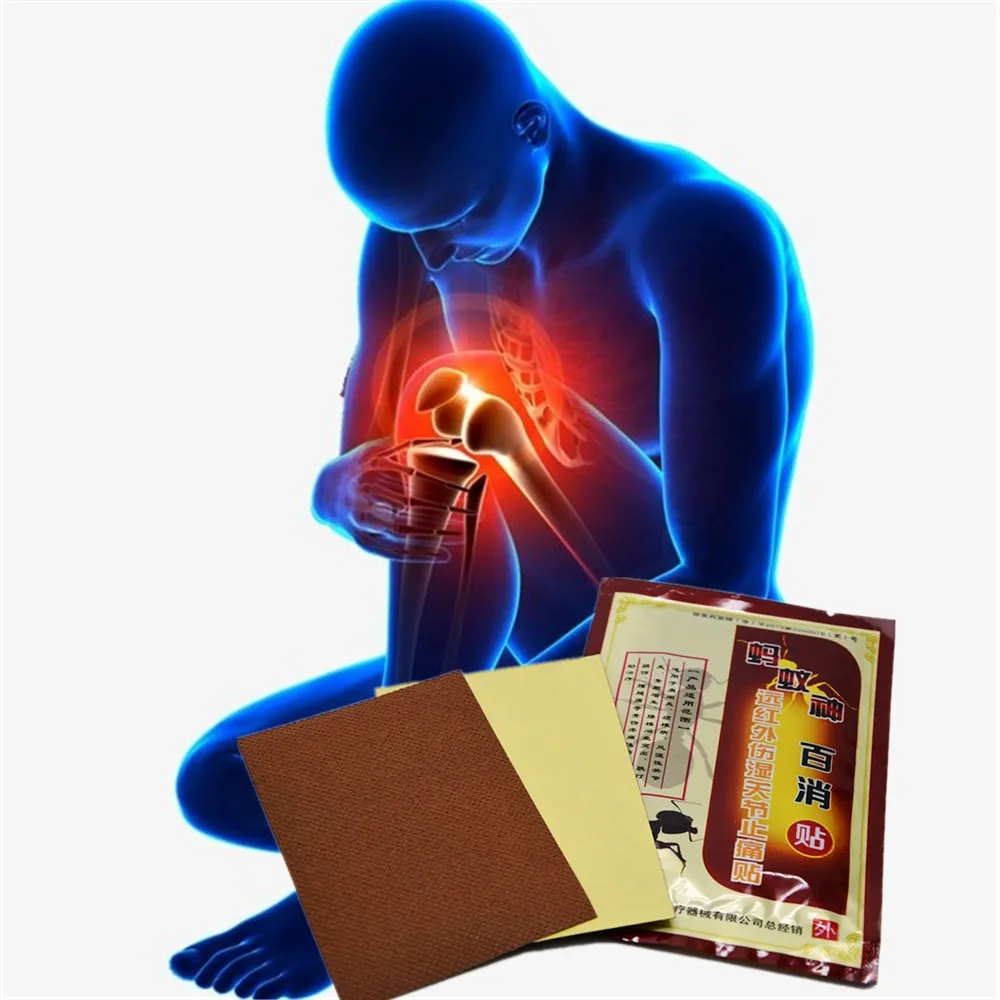 

DISAAR Wholesale 80Pcs Ant venom Essential Oil Joint Pain Patch Neck Back Relaxation Pain Killer Body Massage Relax GY-04