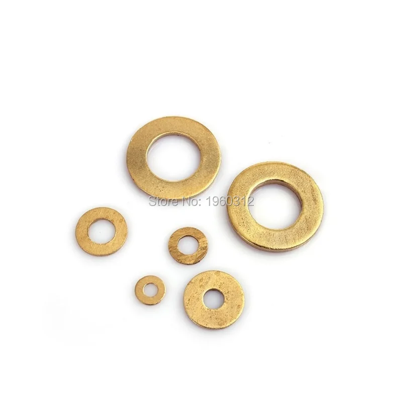 300 шт./лот M5 латунная плоская шайба/медные шайбы|washer accessories|washer enginewasher tray |