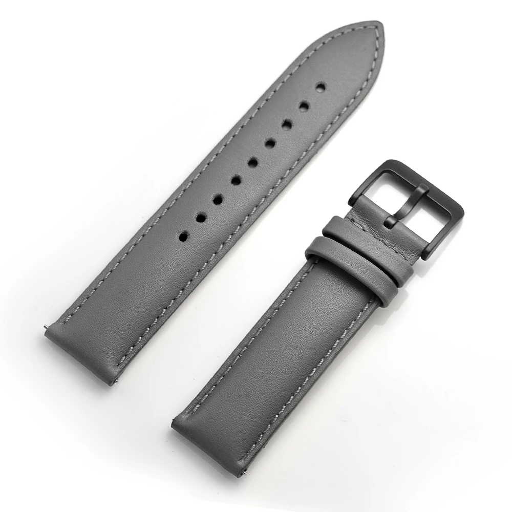 Наручный ремешок для часов Huami Amazfit 20 мм новейший из натуральной кожи Samsung Gear Sport S2