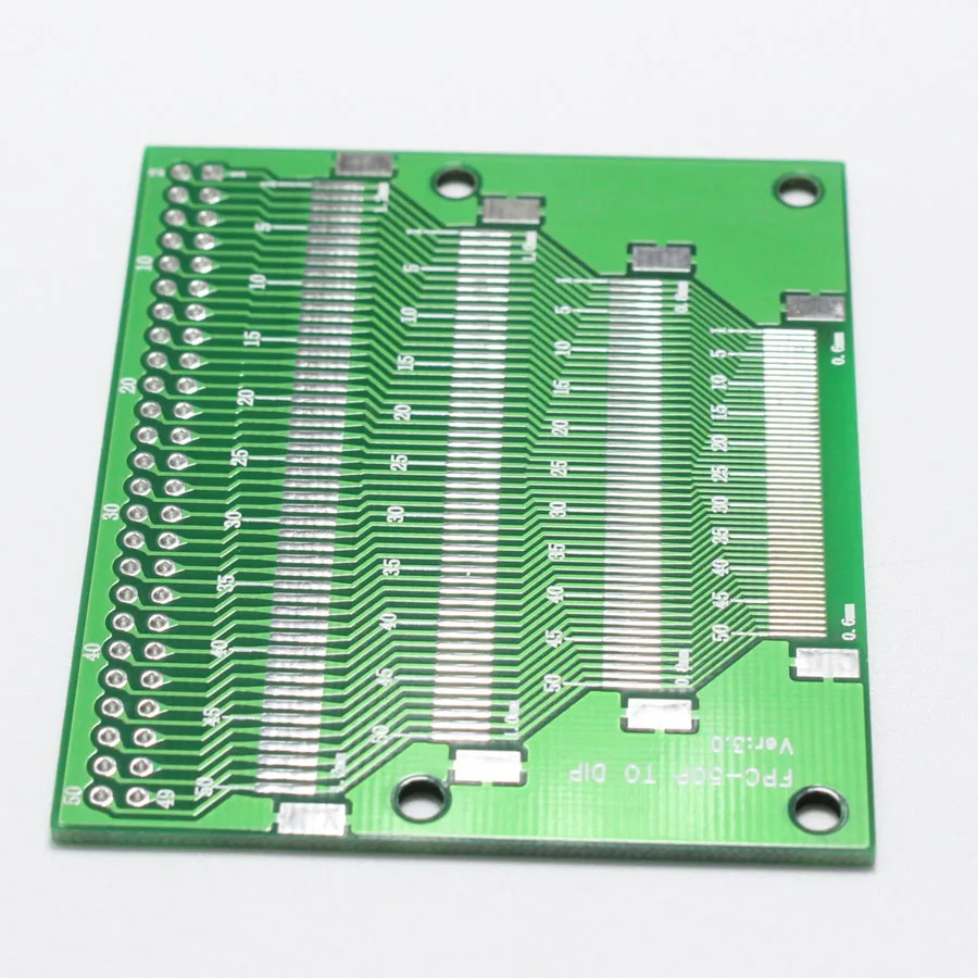 Пластина адаптер FFC FPC 1 шт./лот 50P 0 5 мм 6 8 9 2 шаг 50Pin плоский кабель разъем для