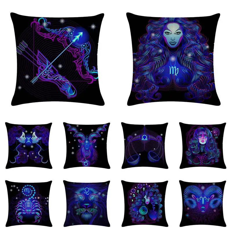 

Созвездия геометрический принт с буквами наволочка для дивана декоративная наволочка для подушки домашние текстильные украшения подушки ...